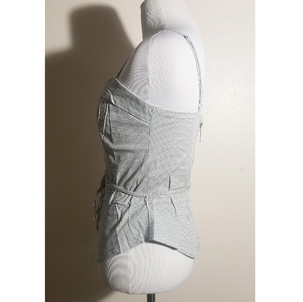Gray Corset Style Top - Picture 5 of 5